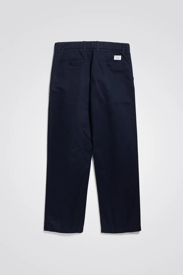 Men Lukas Heavy Dark Navy Norse Projects Trousers