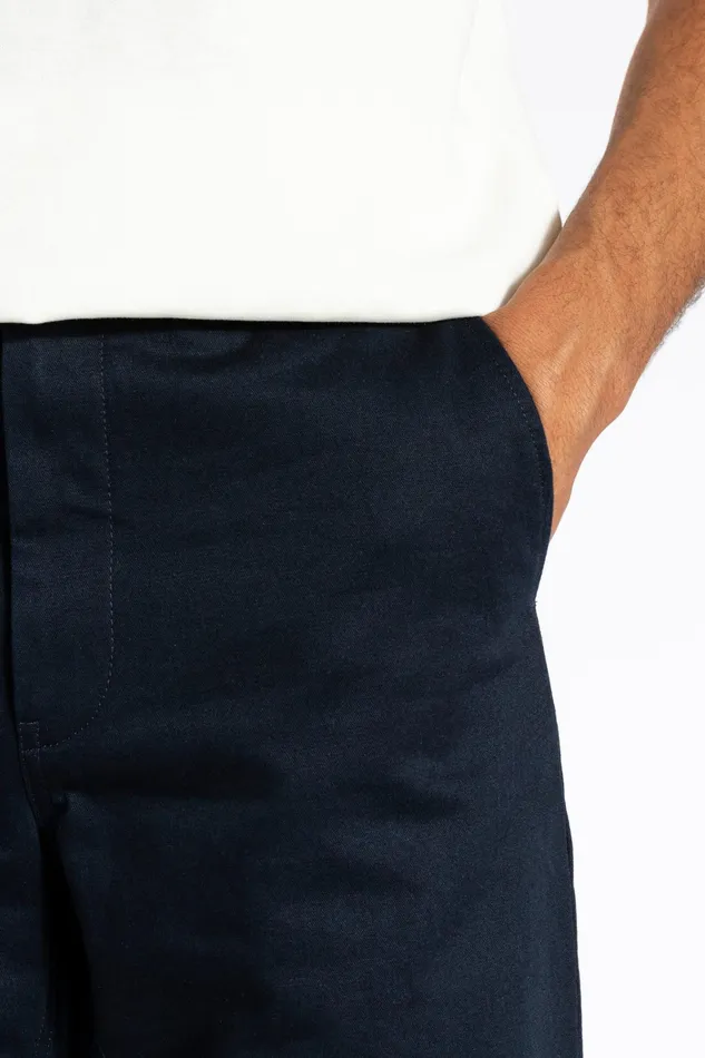 Men Lukas Heavy Dark Navy Norse Projects Trousers