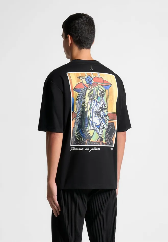 Men Manire De Voir Picasso TShirt Black
