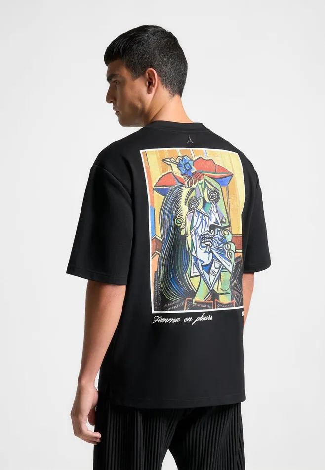 Men Manire De Voir Picasso TShirt Black