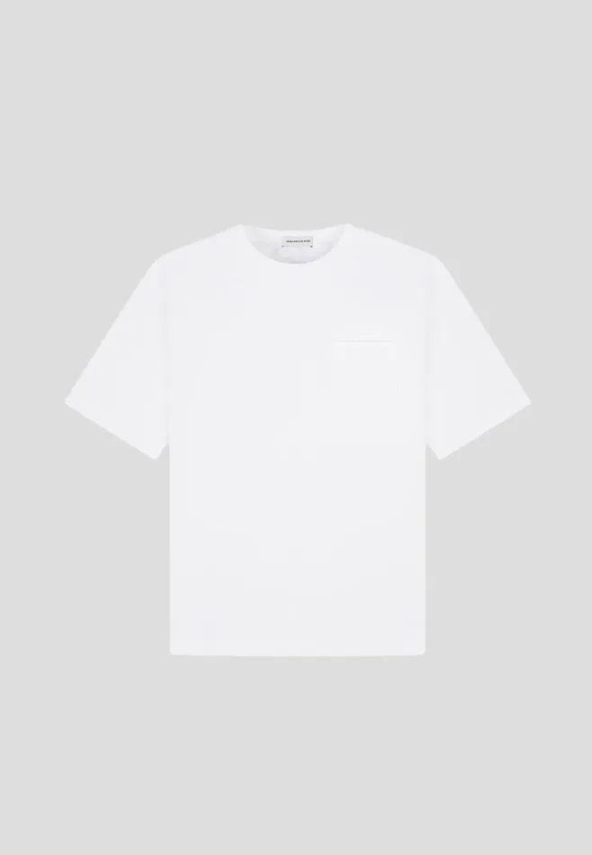 Men Manire De Voir ternel Oversized Fit Cotton TShirt White