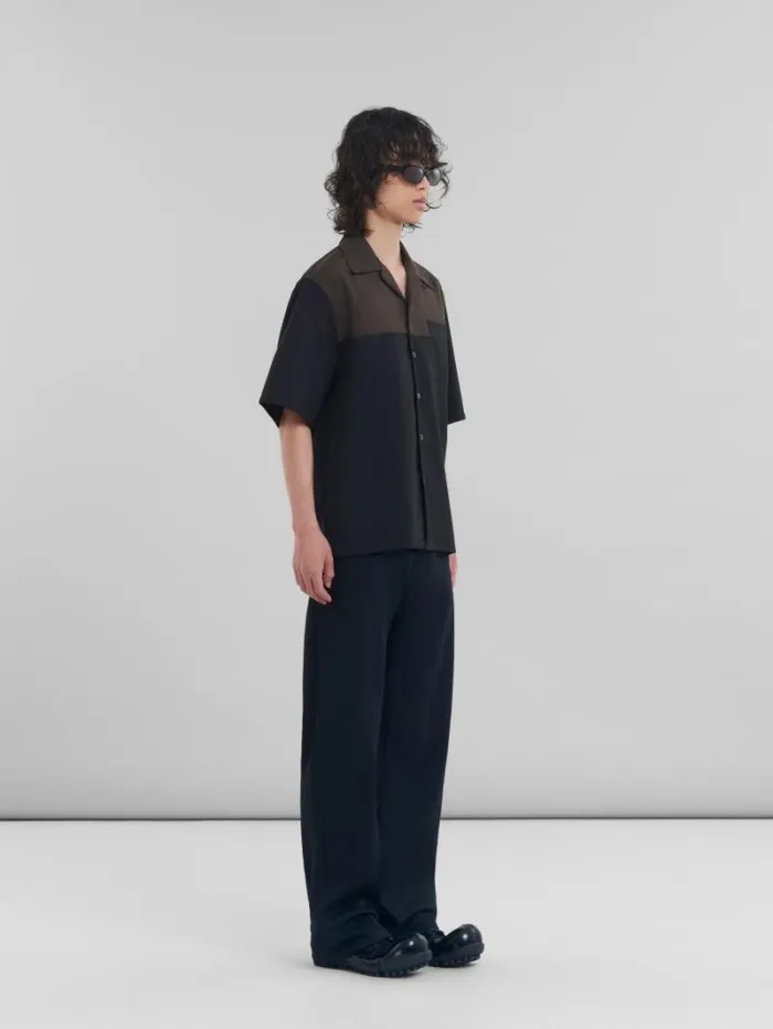 Men Marni Pants Black Denim WideLeg Jeans