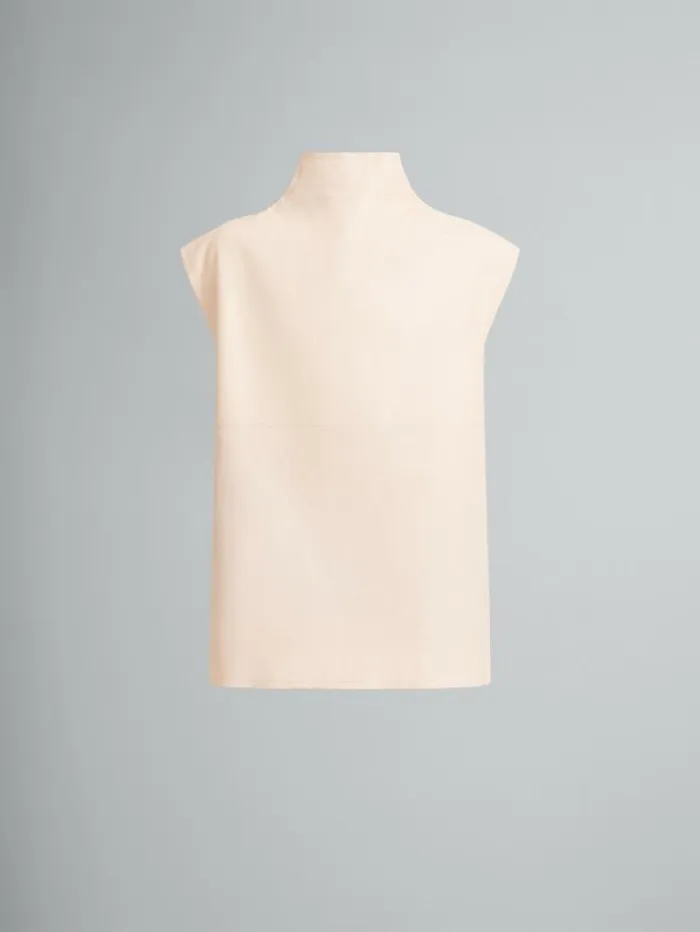 Men Marni Tops and Tshirts Peach Nappa Leather Dress