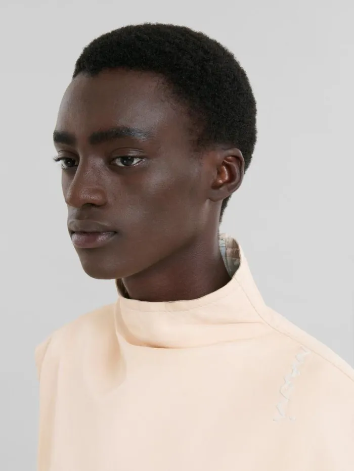 Men Marni Tops and Tshirts Peach Nappa Leather Dress