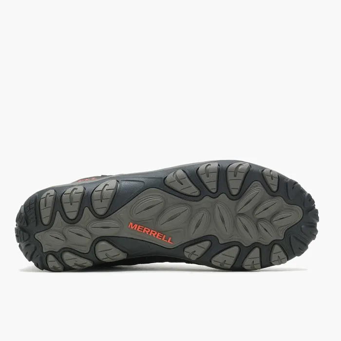 Men Merrell Boots Accentor Sport 3 Mid GORETEX Blacktangerine Men Merrell Boots Accentor Sport 3 Mid GORETEX Blacktangerine
