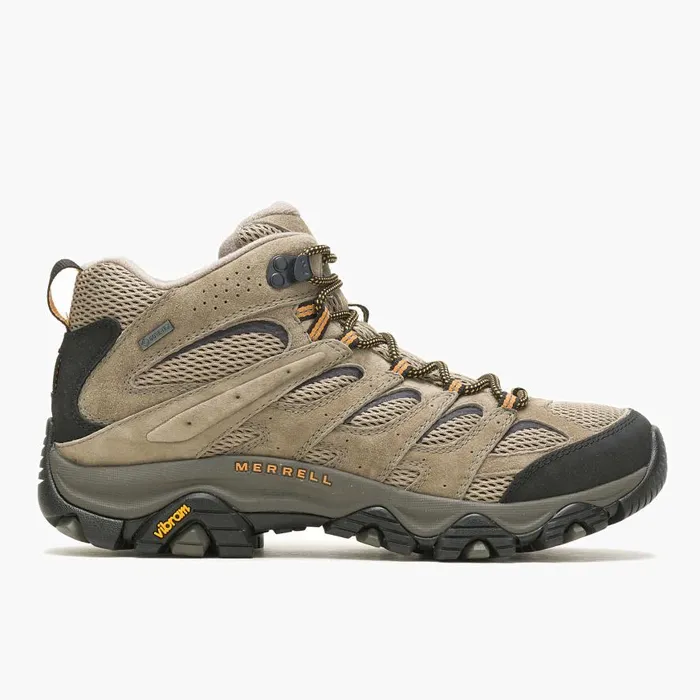 Men Merrell Boots Moab 3 Mid GORETEX Pecan