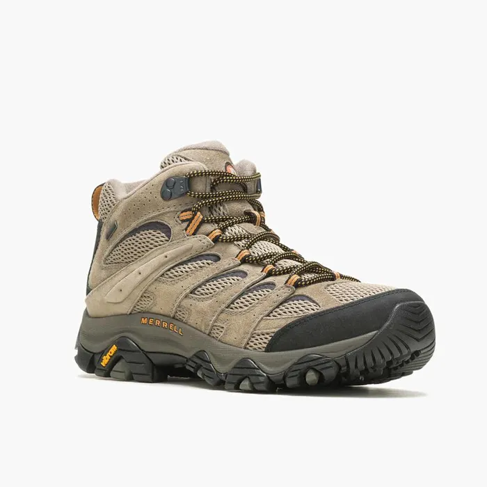 Men Merrell Boots Moab 3 Mid GORETEX Pecan