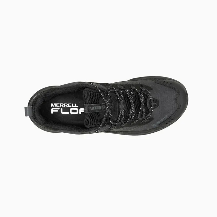 Men Merrell Shoes Moab Speed 2 GORETEX Black Men Merrell Shoes Moab Speed 2 GORETEX Black