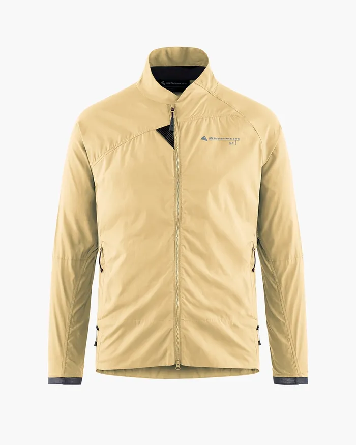 Men Nal Windbreaker Jacket Chaya Sand Klttermusen Wind Resistant Jackets