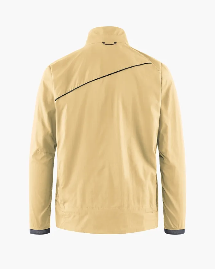Men Nal Windbreaker Jacket Chaya Sand Klttermusen Wind Resistant Jackets