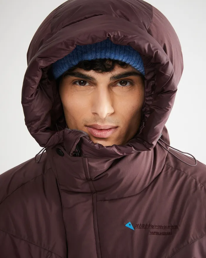 Men Nifelheim Expedition Down Jacket Amaranth Red Klttermusen Down and Insulated Jackets