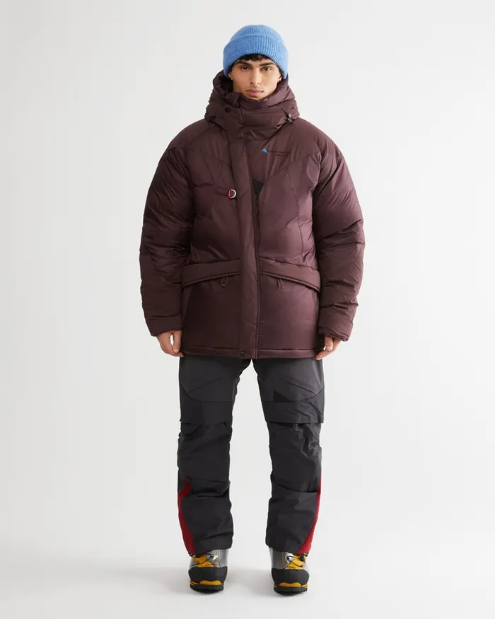 Men Nifelheim Expedition Down Jacket Amaranth Red Klttermusen Down and Insulated Jackets