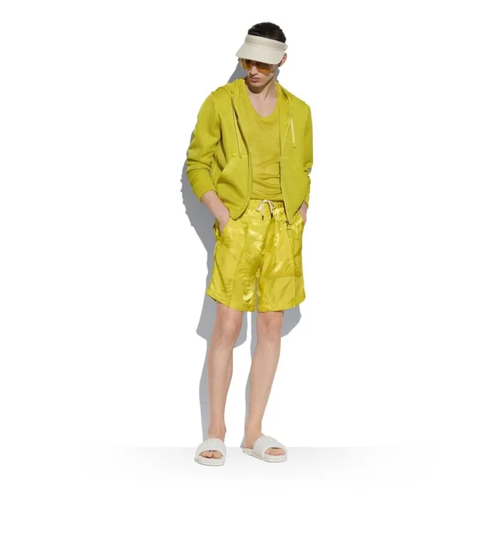 Men Outerwear Tom Ford Viscose Textured Mesh Hoodie Men Outerwear Tom Ford Viscose Textured Mesh Hoodie