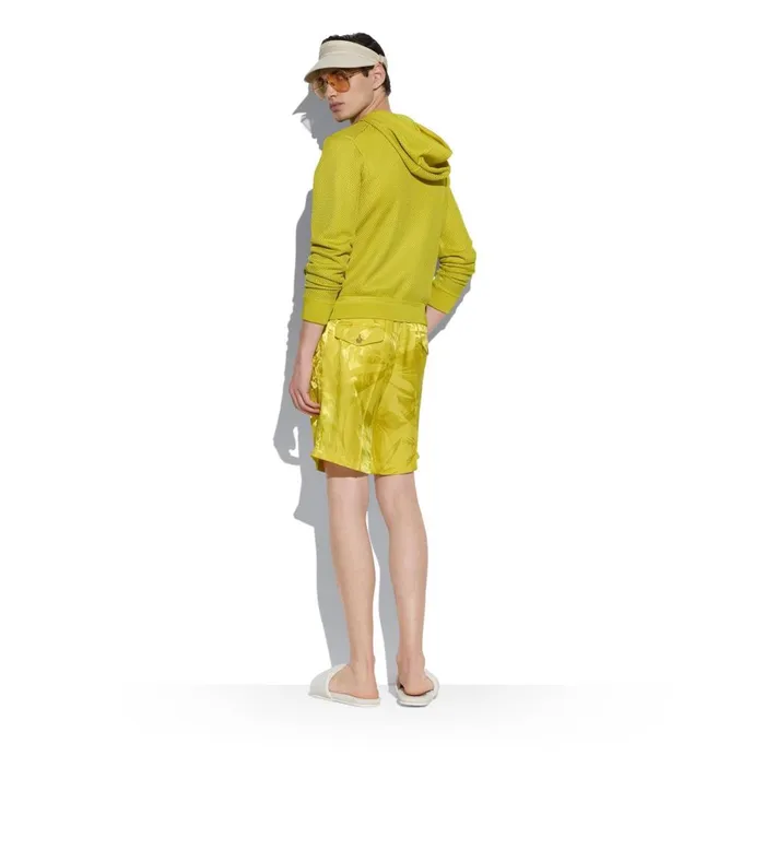 Men Outerwear Tom Ford Viscose Textured Mesh Hoodie Men Outerwear Tom Ford Viscose Textured Mesh Hoodie