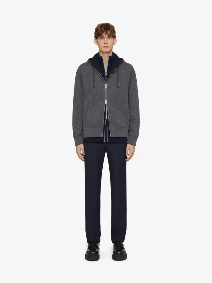 Men Pants and Shorts Givenchy Slim Fit Tailored Pants In Wool Navy