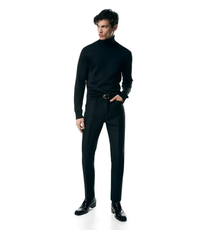 Men Pants and Shorts Tom Ford Techno Gabardine Atticus Western Pocket Trouser Black Men Pants and Shorts Tom Ford Techno Gabardine Atticus Western Pocket Trouser Black