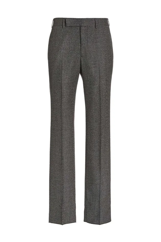 Men Pants Gabriela Hearst Ernest Pant In GreyBlack Multi Wool