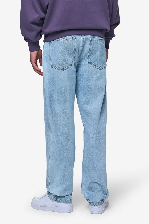 Men Pegador Basic Bottoms Baltra Baggy Jeans Washed Light Blue Men Pegador Basic Bottoms Baltra Baggy Jeans Washed Light Blue