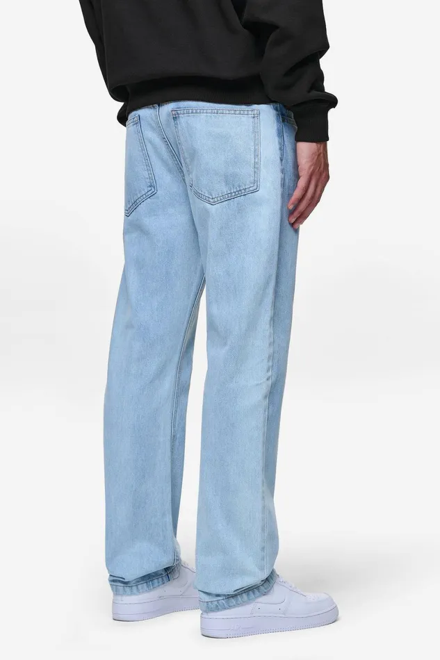 Men Pegador Basic Bottoms Baures Straight Jeans Washed Light Blue Men Pegador Basic Bottoms Baures Straight Jeans Washed Light Blue