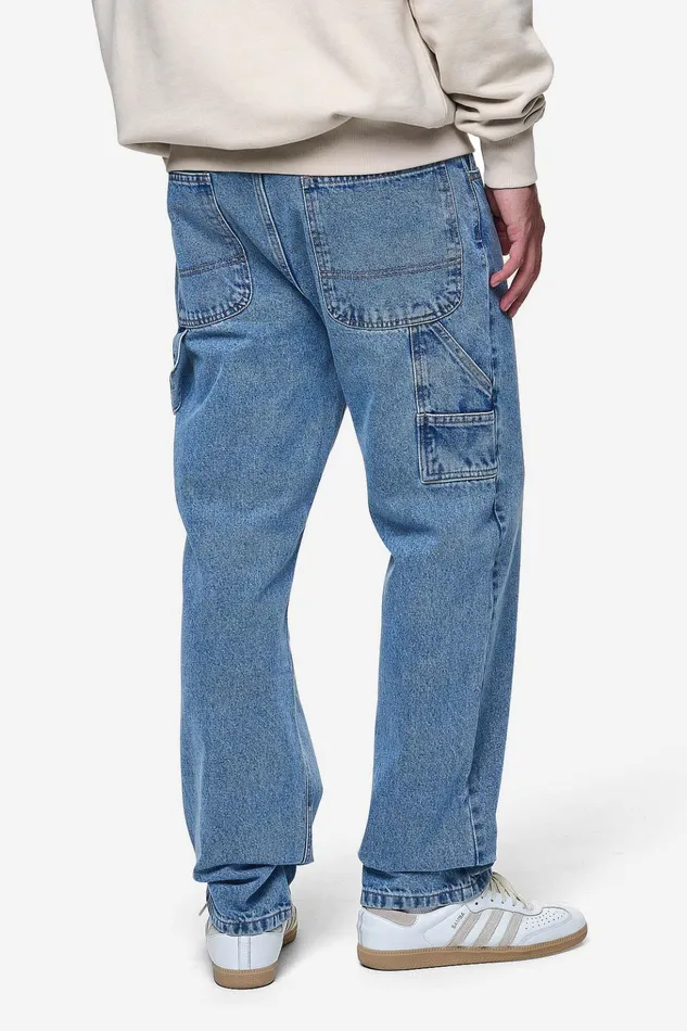 Men Pegador Basic Bottoms Daule Baggy Workwear Jeans Washed Blue Men Pegador Basic Bottoms Daule Baggy Workwear Jeans Washed Blue