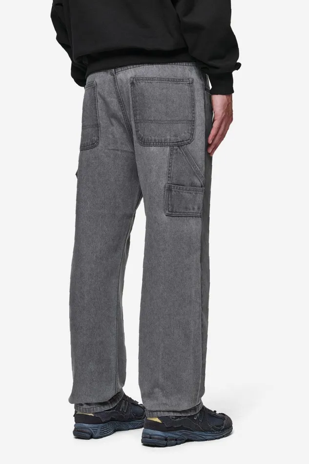 Men Pegador Basic Bottoms Daule Baggy Workwear Jeans Washed Grey Men Pegador Basic Bottoms Daule Baggy Workwear Jeans Washed Grey