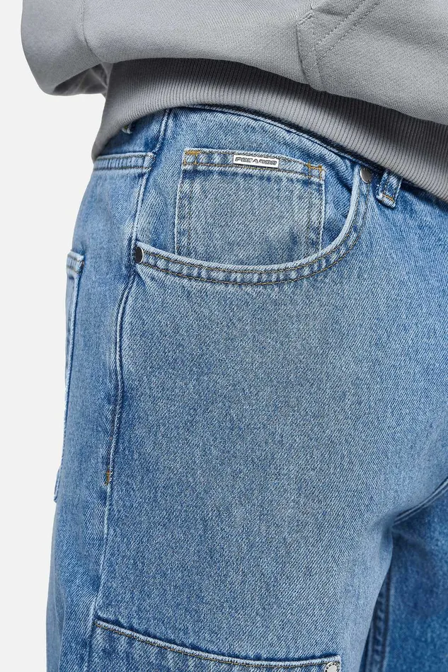 Men Pegador Basic Bottoms Vinto Carpenter Jeans Washed Blue Men Pegador Basic Bottoms Vinto Carpenter Jeans Washed Blue