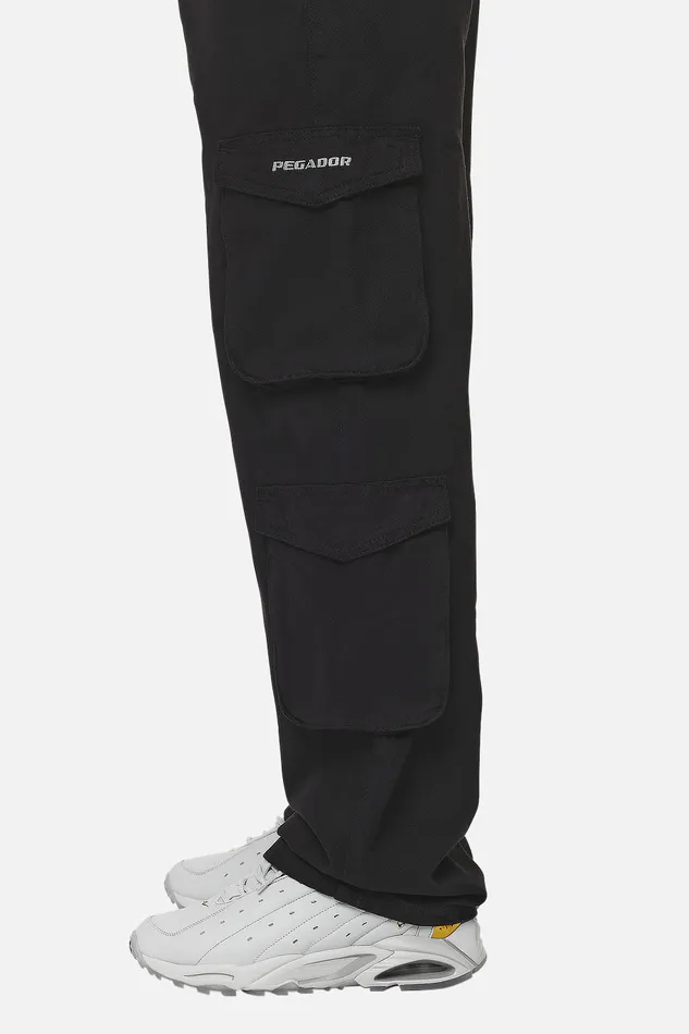 Men Pegador Cargos Garlan Wide Cargo Pants Black Men Pegador Cargos Garlan Wide Cargo Pants Black