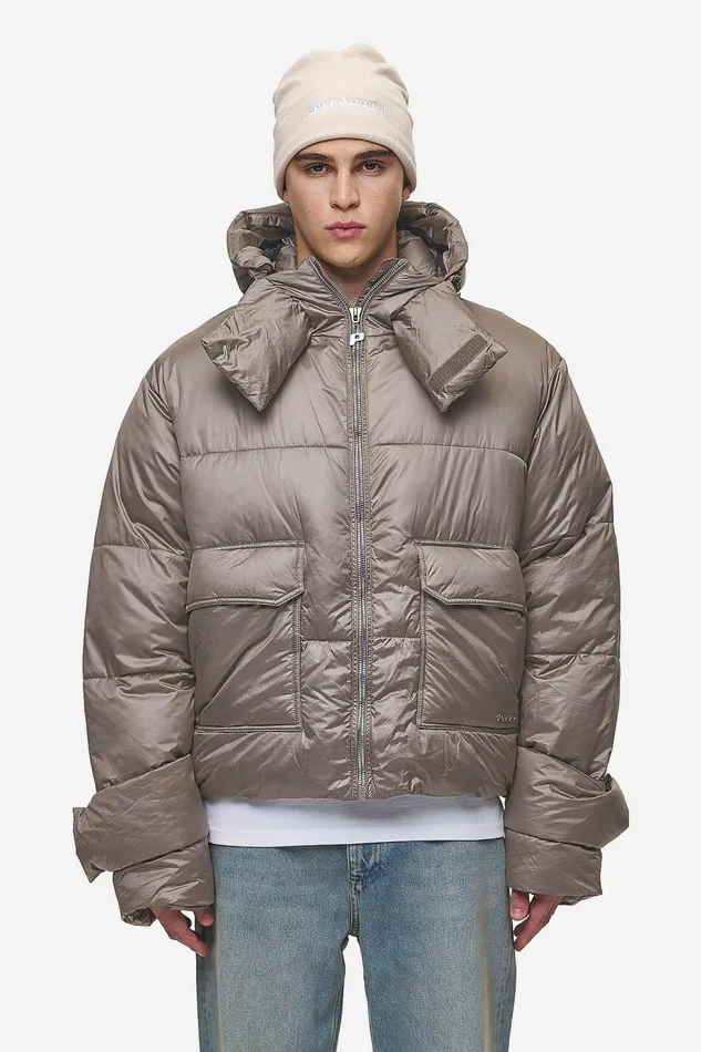 Men Pegador Jacken Garrick Vintage Oversized Puffer Jacket Light Brown