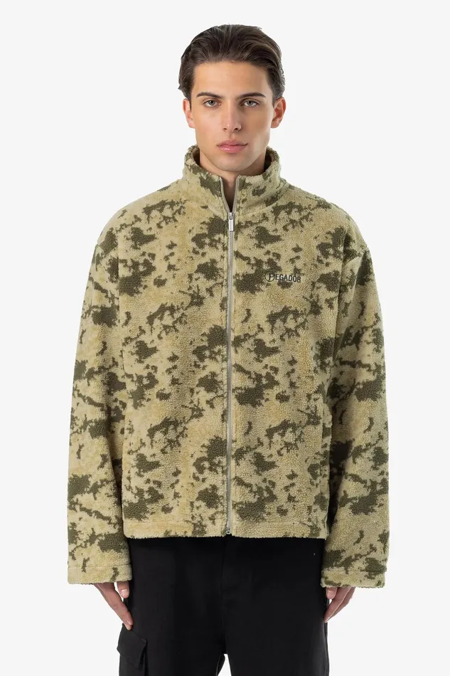 Men Pegador Jacken Johnson Teddy Jacket Mud Camouflage