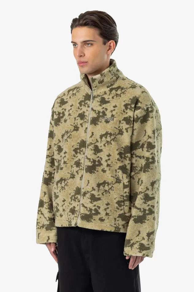 Men Pegador Jacken Johnson Teddy Jacket Mud Camouflage Men Pegador Jacken Johnson Teddy Jacket Mud Camouflage