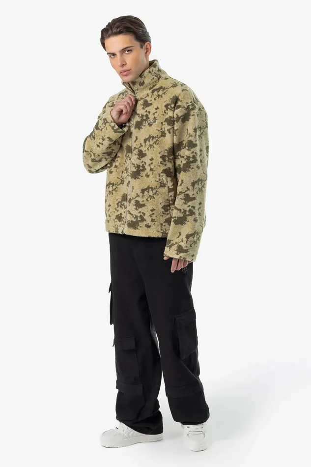 Men Pegador Jacken Johnson Teddy Jacket Mud Camouflage Men Pegador Jacken Johnson Teddy Jacket Mud Camouflage