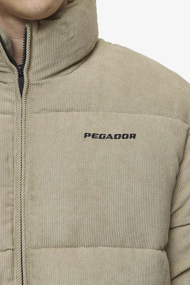 Men Pegador Jacken Solin Cord Puffer Jacket Sand Men Pegador Jacken Solin Cord Puffer Jacket Sand