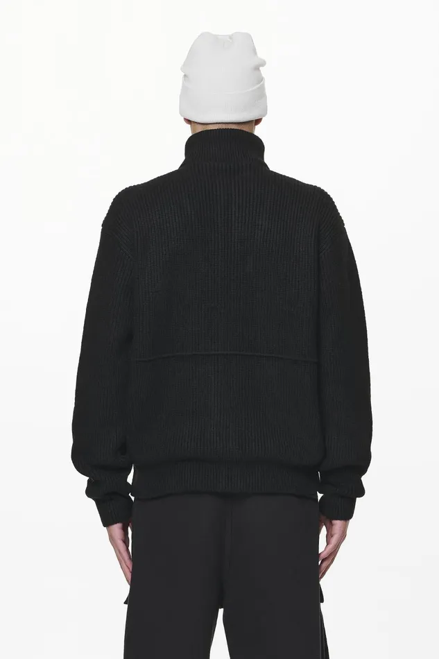 Men Pegador Knitwear Riggo Heavy Knit Jacket Black Men Pegador Knitwear Riggo Heavy Knit Jacket Black