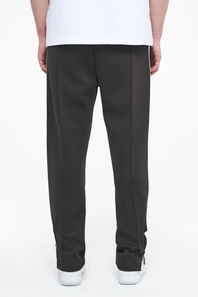 Men Pegador Pants and Joggers Davie Wide Track Pants Black Ink Angels Cream Men Pegador Pants and Joggers Davie Wide Track Pants Black Ink Angels Cream