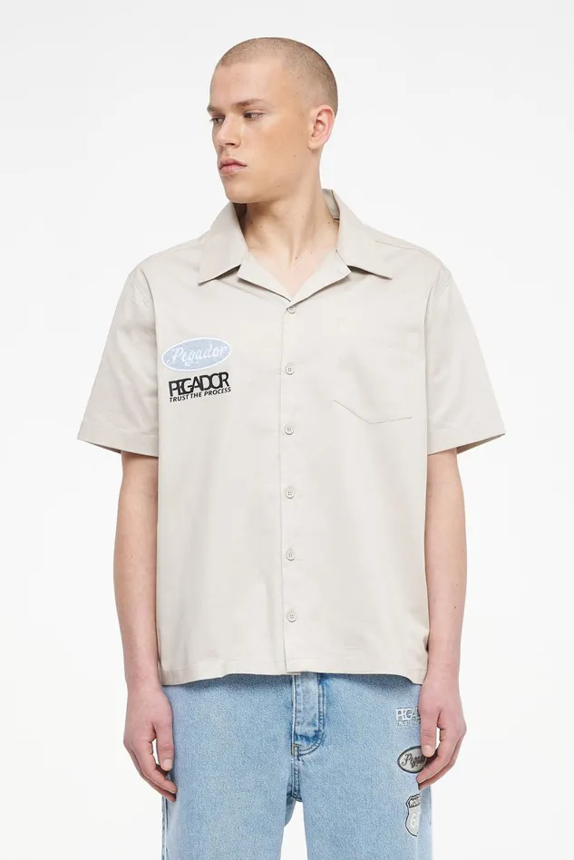 Men Pegador Shirts Briar Work Shirt Angels Cream