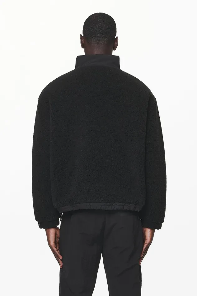 Men Pegador Sweaters Fierro Teddy Halfzip Sweater Black Men Pegador Sweaters Fierro Teddy Halfzip Sweater Black