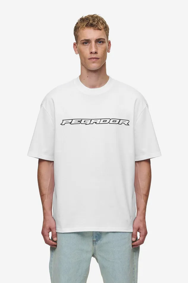 Men Pegador Tees Alden Oversized Tee White