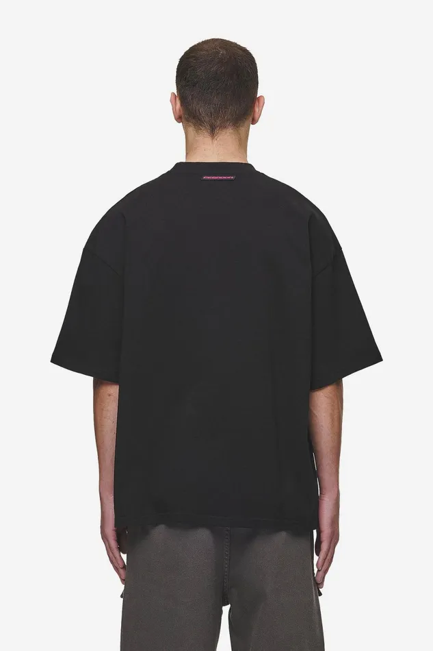 Men Pegador Tees Carver Boxy Tee Washed Black Men Pegador Tees Carver Boxy Tee Washed Black