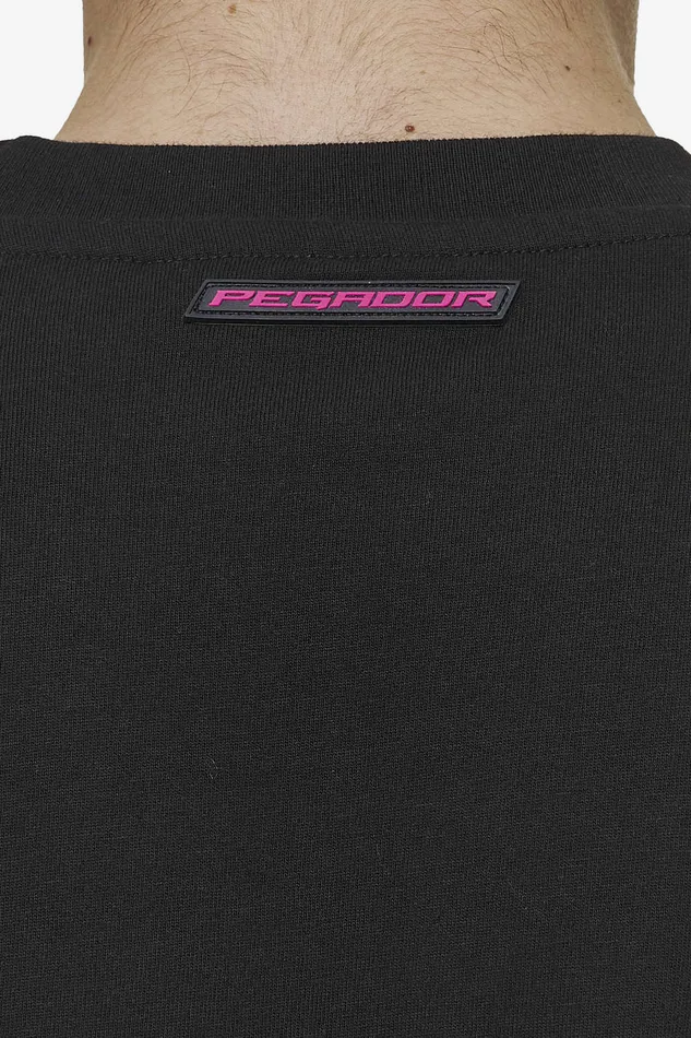 Men Pegador Tees Carver Boxy Tee Washed Black Men Pegador Tees Carver Boxy Tee Washed Black