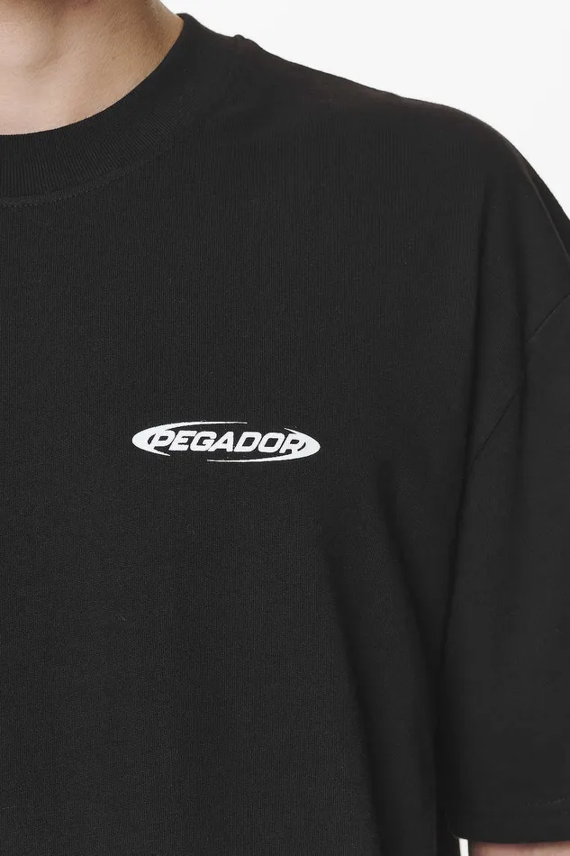 Men Pegador Tees Crail Oversized Tee Black Men Pegador Tees Crail Oversized Tee Black