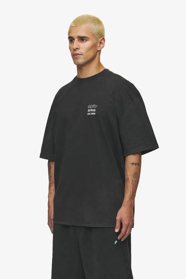 Men Pegador Tees Denaud Oversized Tee Vintage Black Men Pegador Tees Denaud Oversized Tee Vintage Black