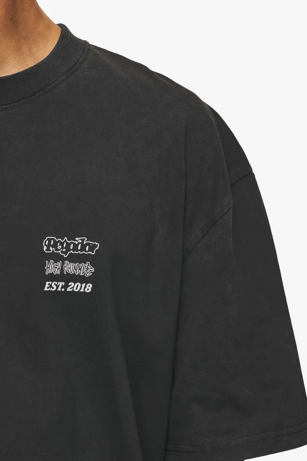 Men Pegador Tees Denaud Oversized Tee Vintage Black Men Pegador Tees Denaud Oversized Tee Vintage Black