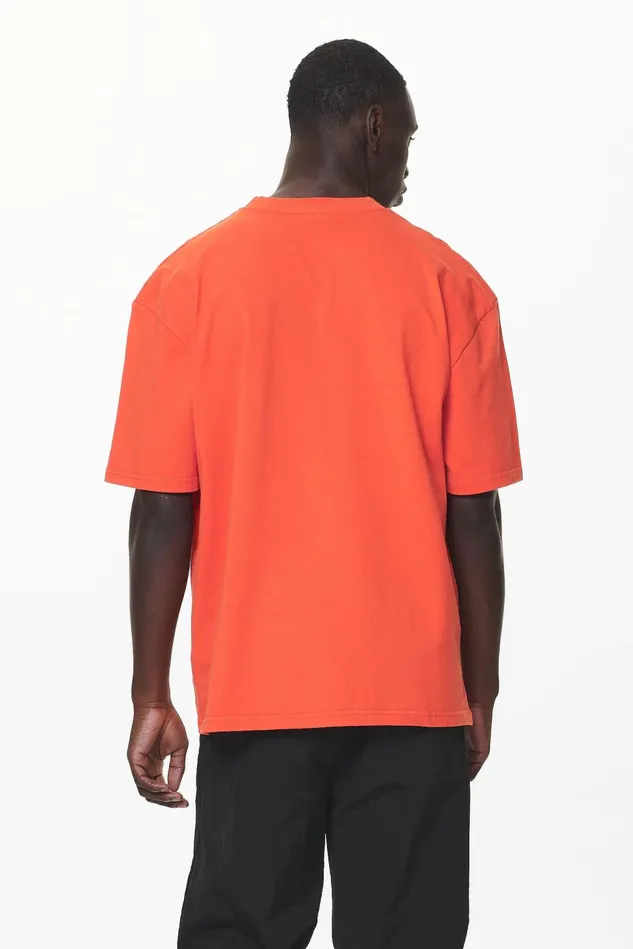 Men Pegador Tees Eazor Oversized Tee Washed Signal Red Men Pegador Tees Eazor Oversized Tee Washed Signal Red