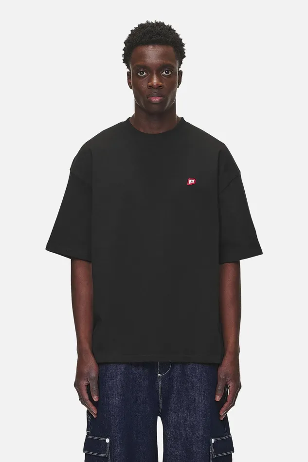 Men Pegador Tees Leono Boxy Tee Washed Black