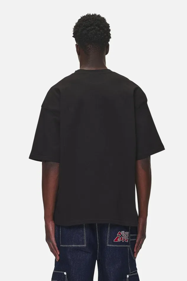 Men Pegador Tees Leono Boxy Tee Washed Black Men Pegador Tees Leono Boxy Tee Washed Black