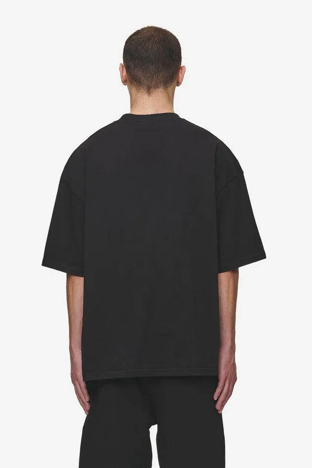 Men Pegador Tees Leono Boxy Tee Washed Black Virtual Pink Gum Men Pegador Tees Leono Boxy Tee Washed Black Virtual Pink Gum