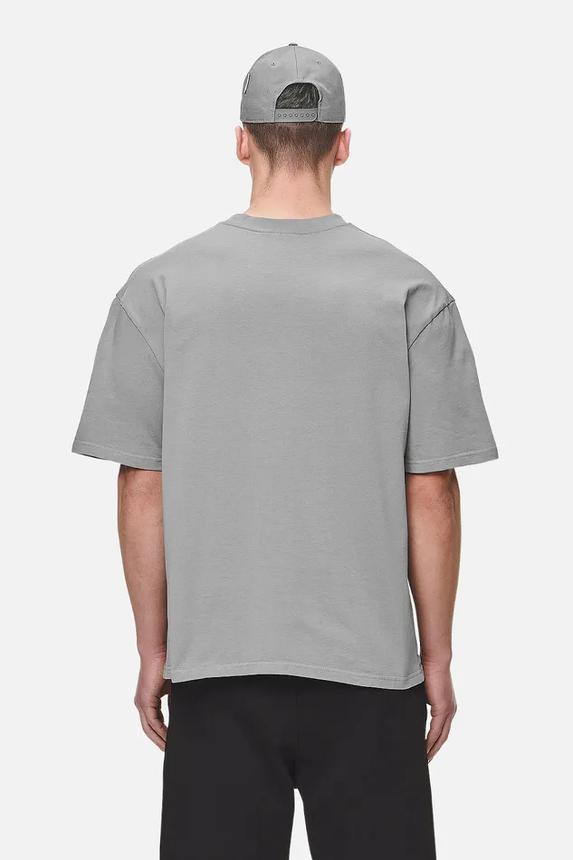 Men Pegador Tees Logo Oversized Tee Washed Cool Grey White Gum Men Pegador Tees Logo Oversized Tee Washed Cool Grey White Gum