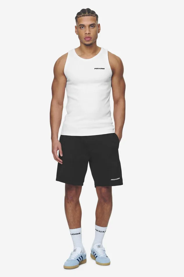 Men Pegador Tees Logo Rib Undershirt White Men Pegador Tees Logo Rib Undershirt White