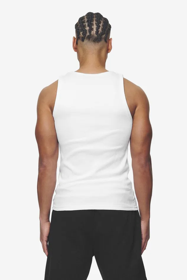 Men Pegador Tees Logo Rib Undershirt White Men Pegador Tees Logo Rib Undershirt White