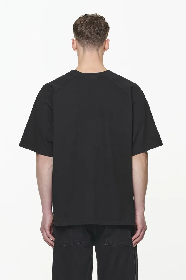 Men Pegador Tees Trafford Raglan Boxy Tee Vintage Washed Onyx Black Men Pegador Tees Trafford Raglan Boxy Tee Vintage Washed Onyx Black